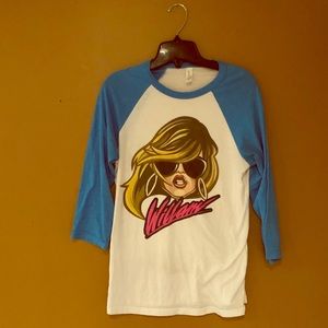Willam - RuPaul’s Drag Race Raglan Tee, Size Small
